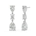 Pair of rose gold lab-grown diamond solitaire stud earrings featuring round brilliant-cut diamond in classic setting, front view, romantic timeless jewelry