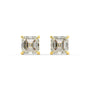 Asscher Studs