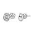 Back view of Sorelle Studs double diamond studs in white gold, highlighting the DEF color and VS+ clarity in a stackable design that brings bold sustainability to your ear curation.