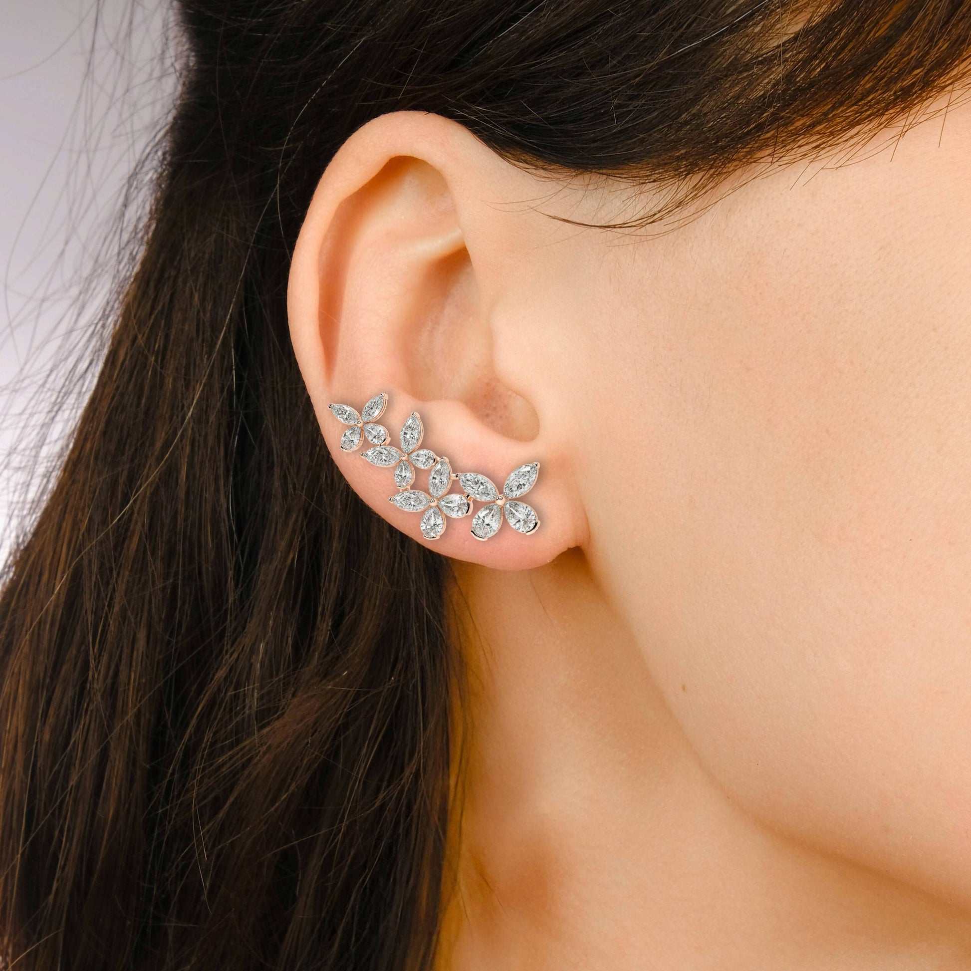Fiore di Stelle Ear Climbers