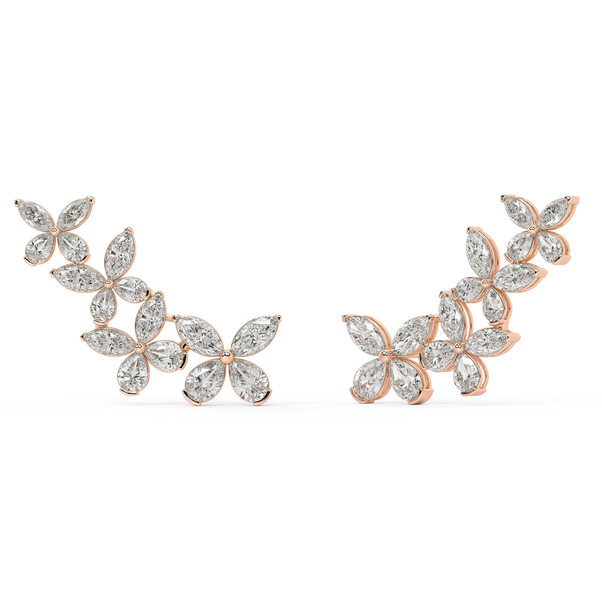 Fiore di Stelle Ear Climbers