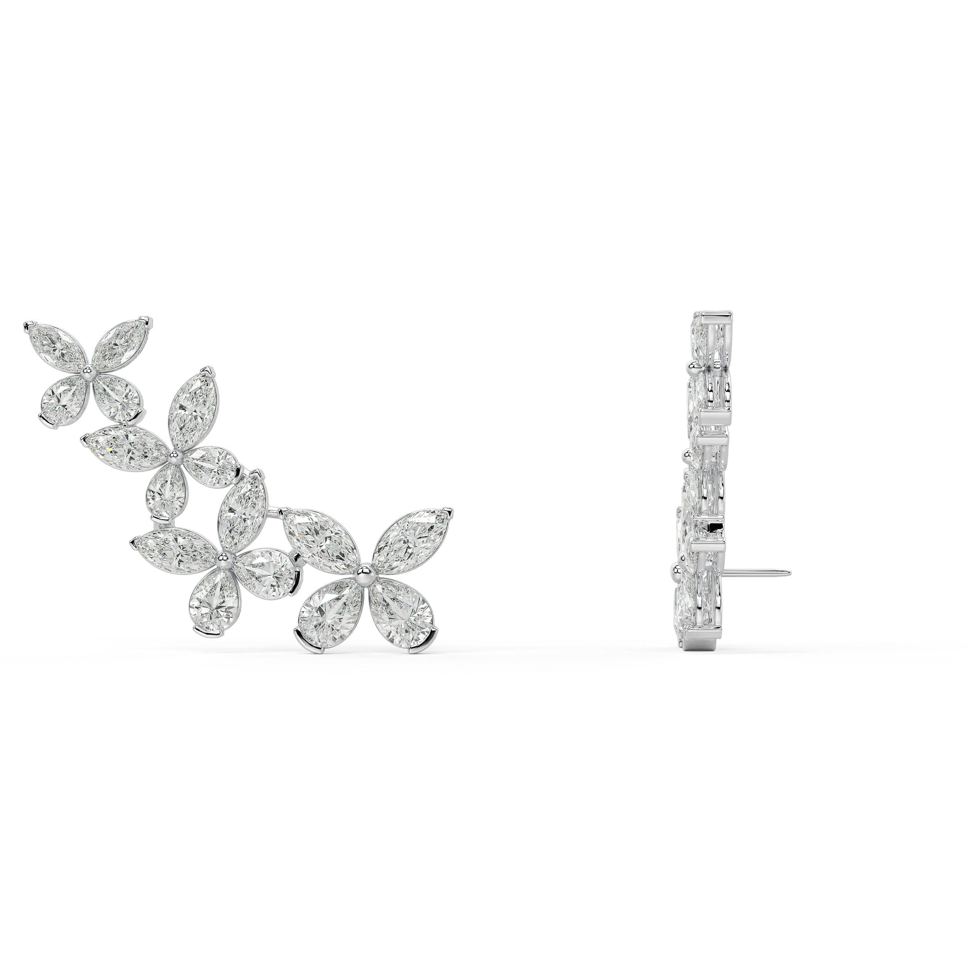 Fiore di Stelle Ear Climbers