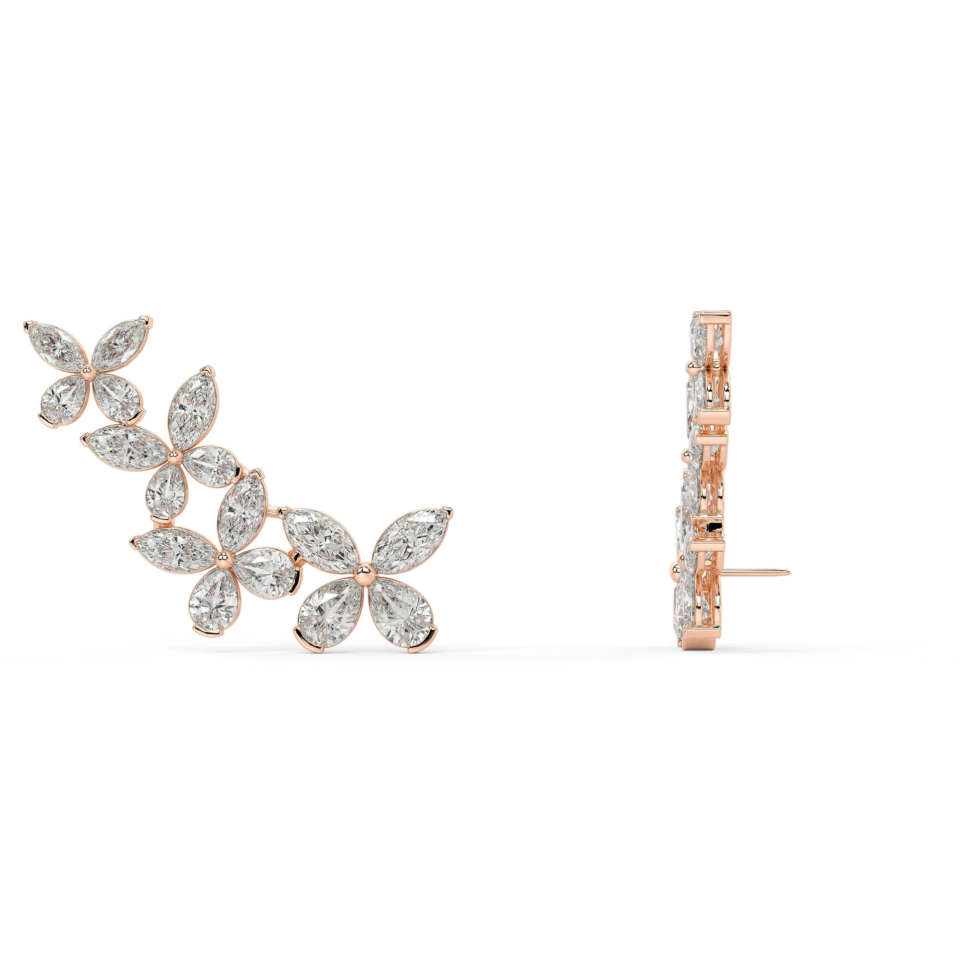 Fiore di Stelle Ear Climbers