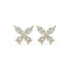 Pair of Elara Stud Earrings bezel set lab grown diamond in yellow gold, featuring a single round brilliant for pure refined brilliance and effortless sparkle in a clean, snag-free design.