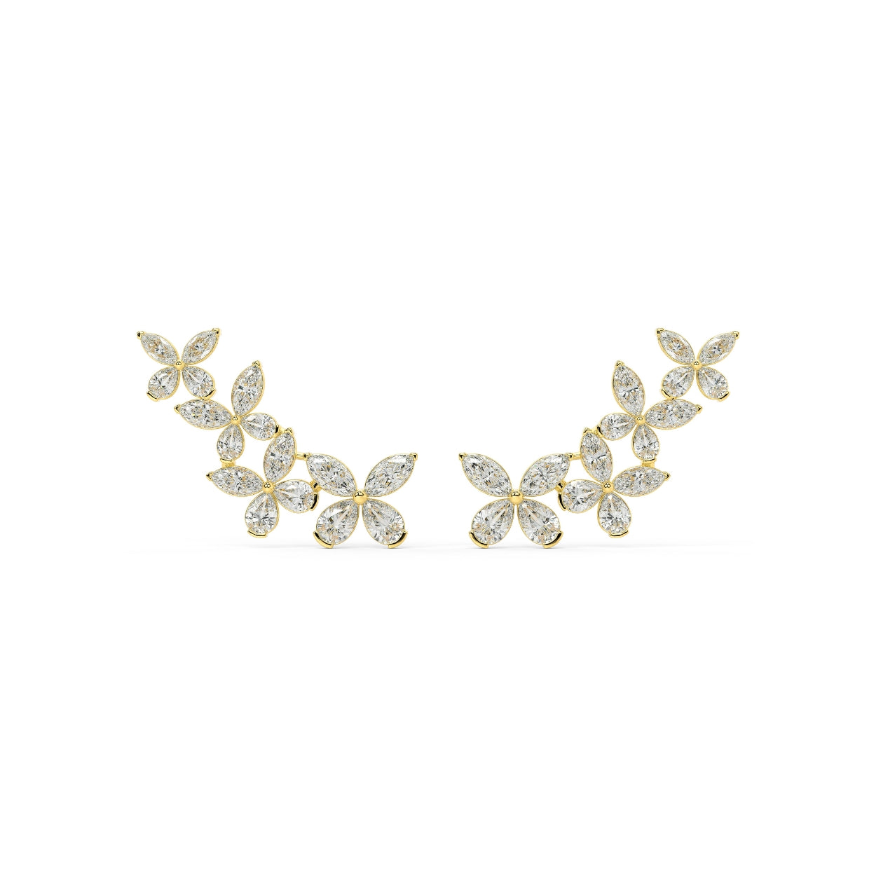 Fiore di Stelle Ear Climbers