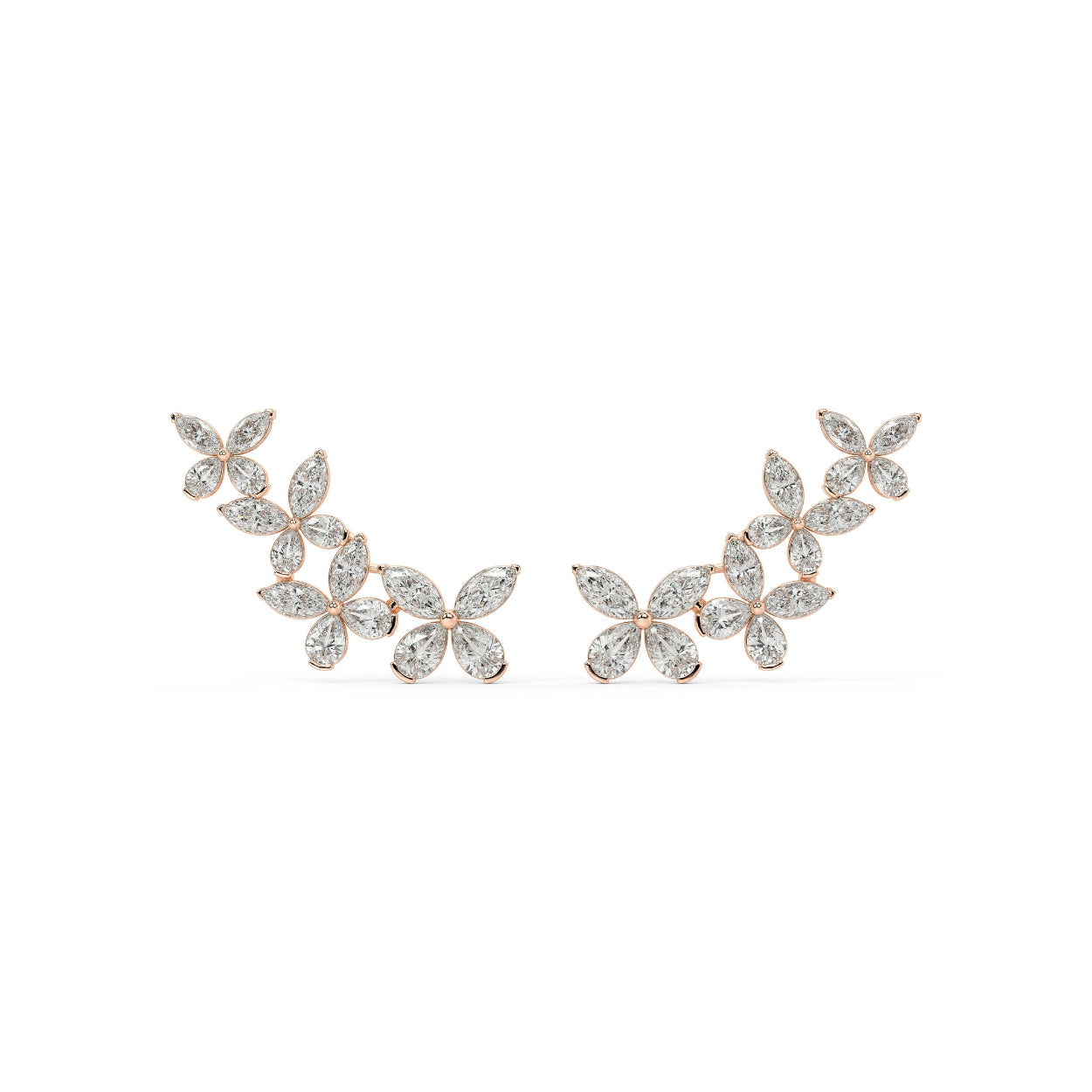 Fiore di Stelle Ear Climbers