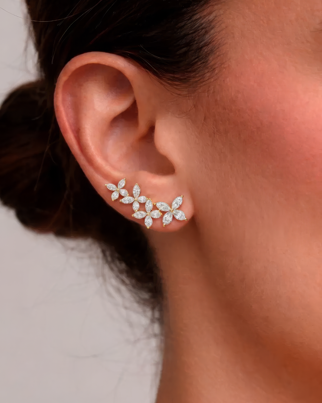 Fiore di Stelle Ear Climbers