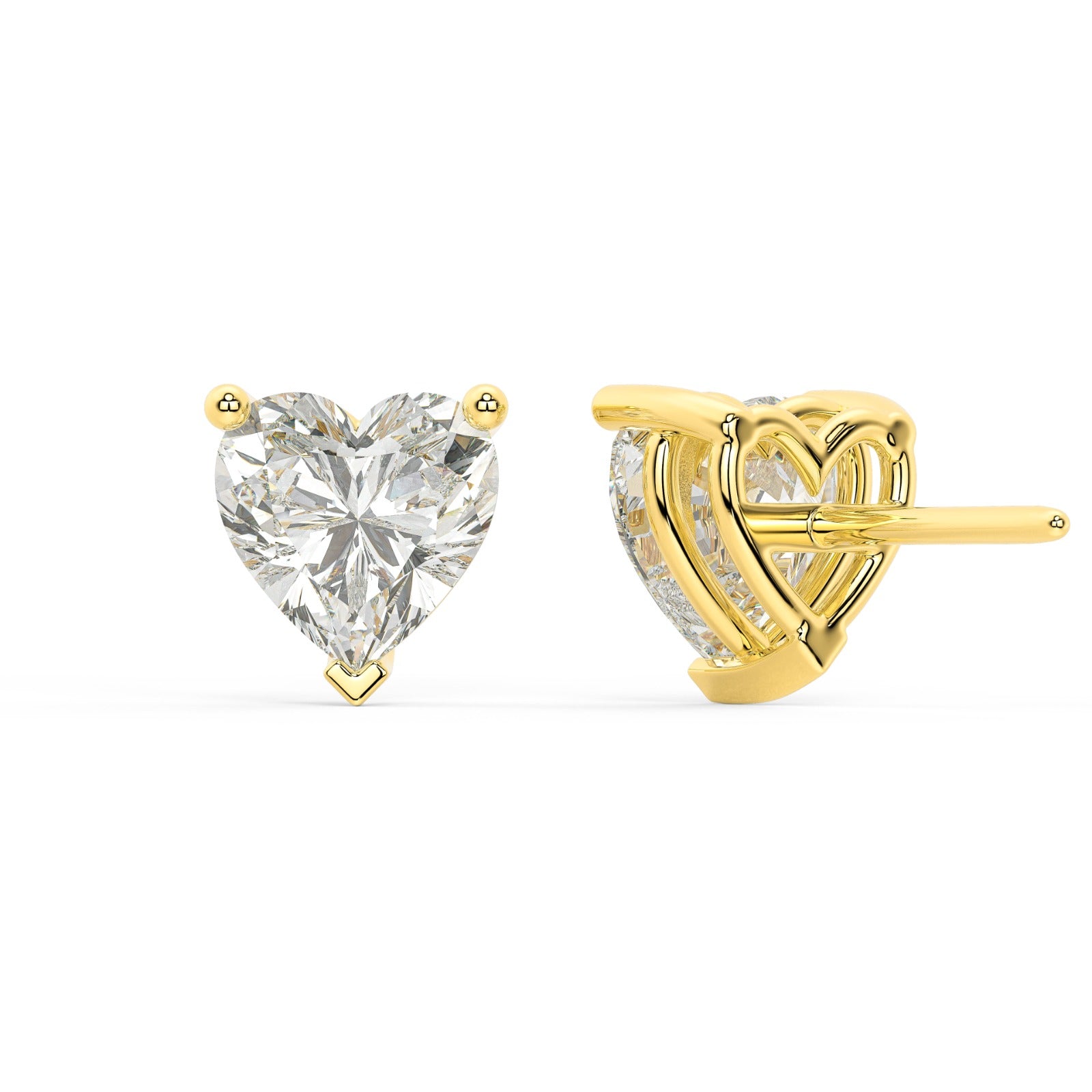 Heart Studs
