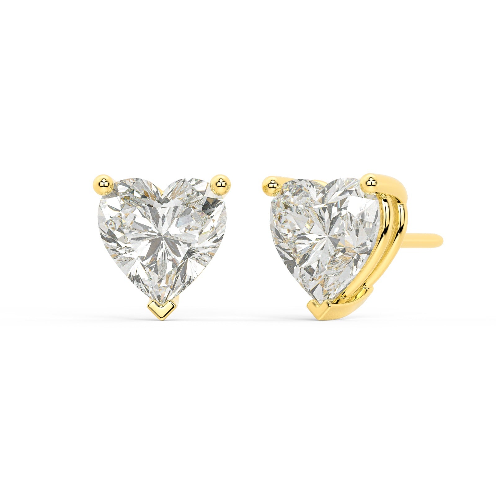 Heart Studs