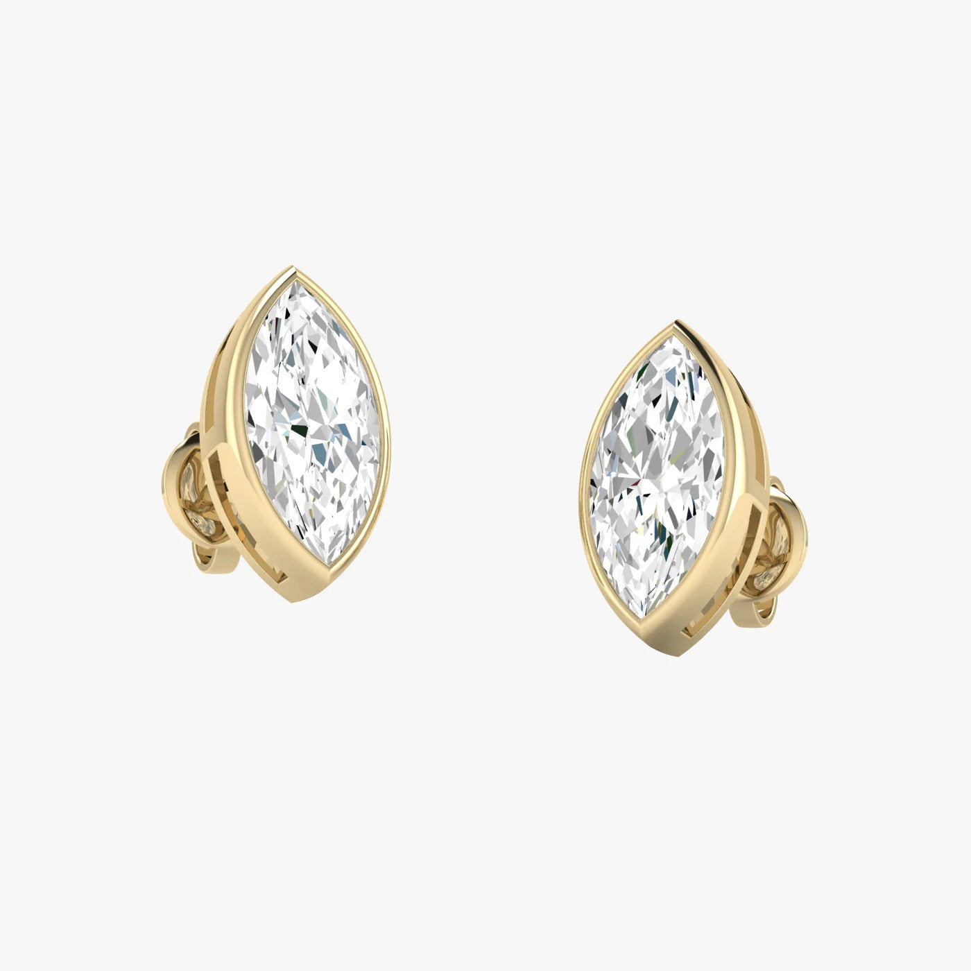 Marquise Bezel Studs