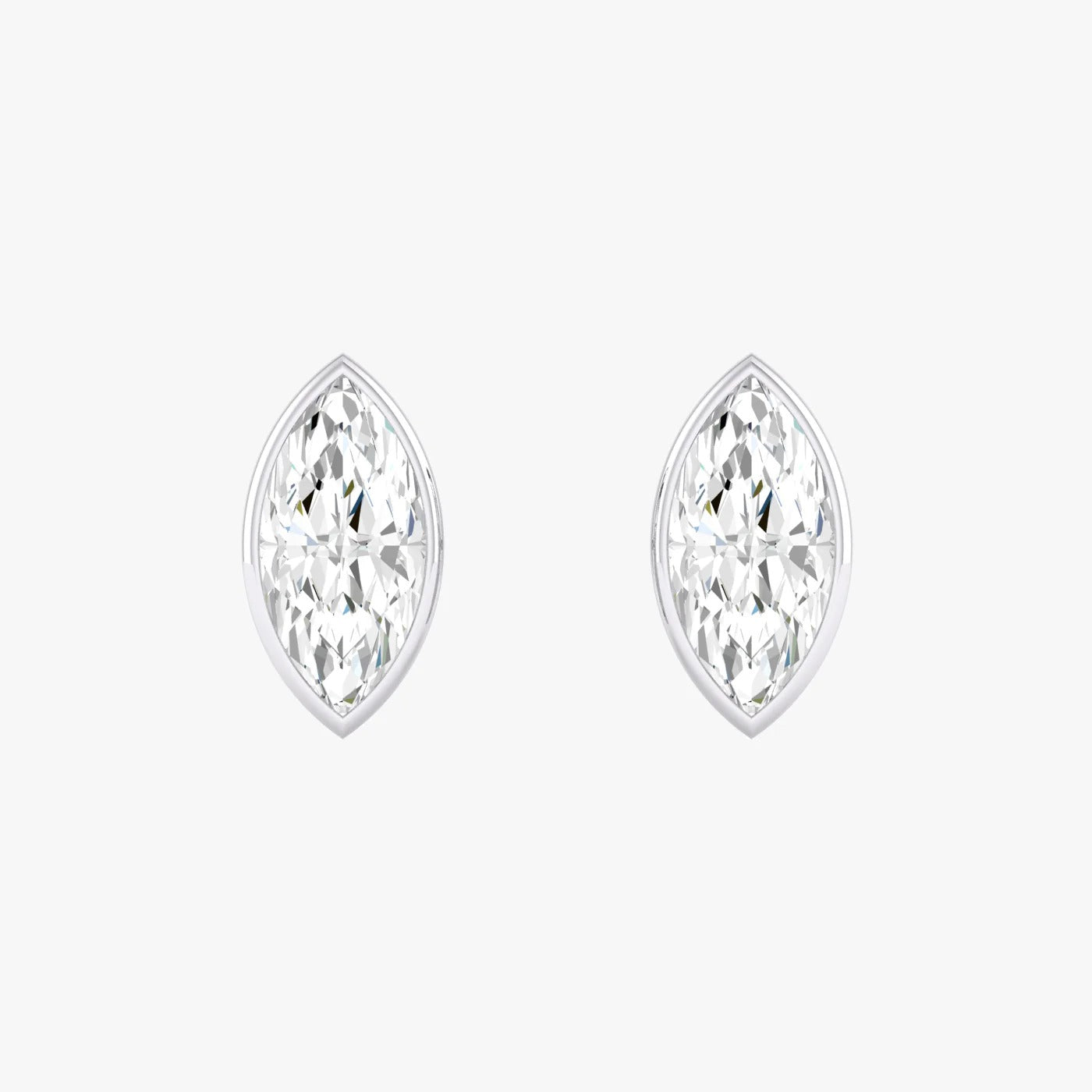 Marquise Bezel Studs