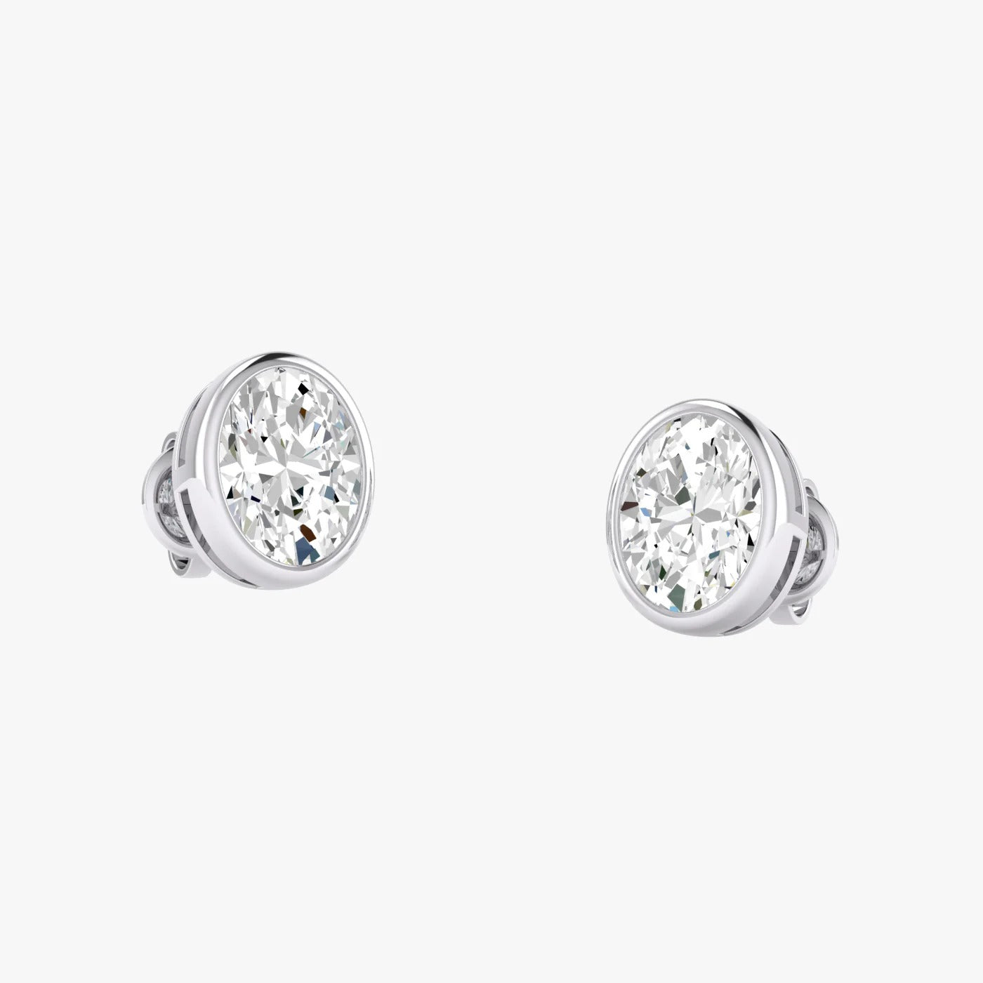 Round Bezel Studs