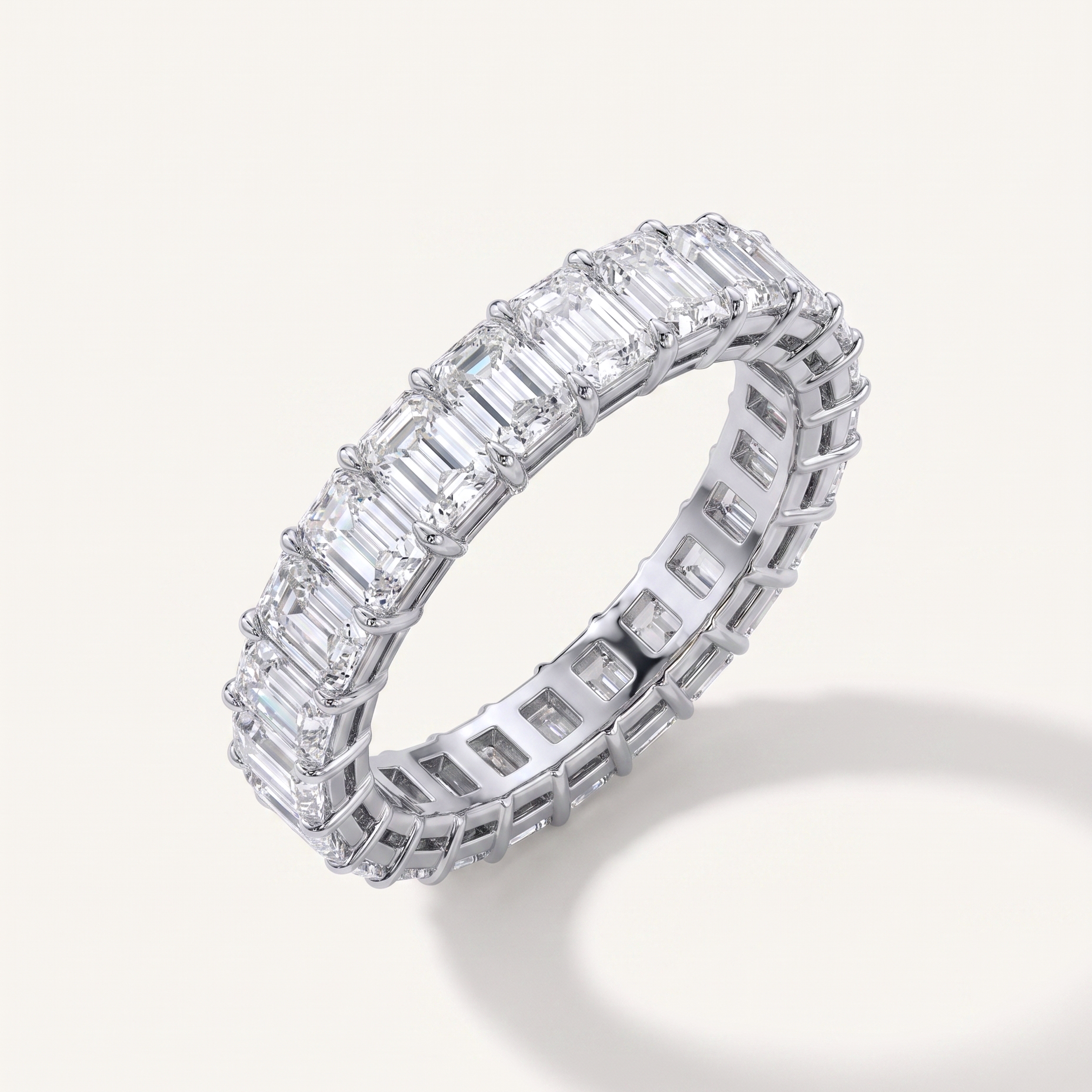 Willow Bloom Emerald Cut Lab Diamond Eternity Ring (2.0 ct. tw.)