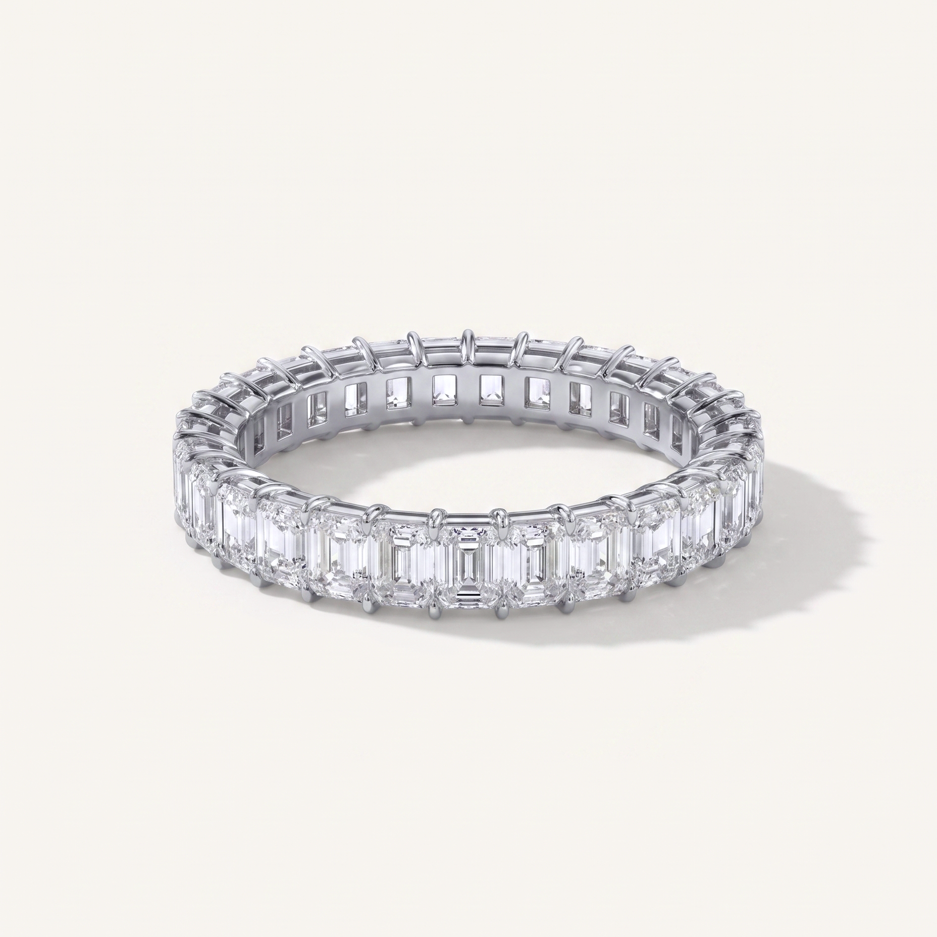 Willow Bloom Emerald Cut Lab Diamond Eternity Ring (2.0 ct. tw.)