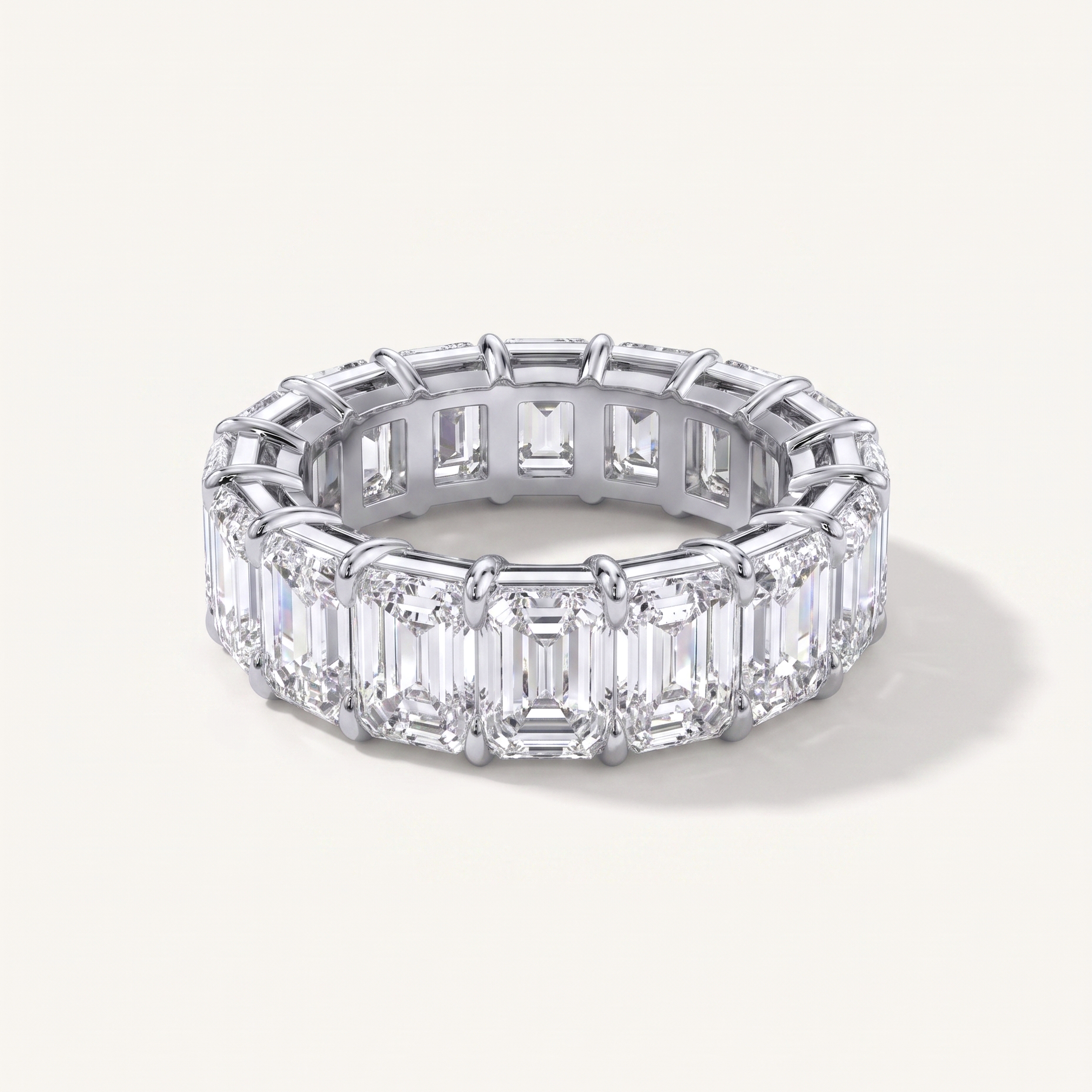 Briar Serenade Emerald Cut Lab Diamond Eternity Ring (11.0 ct. tw.)