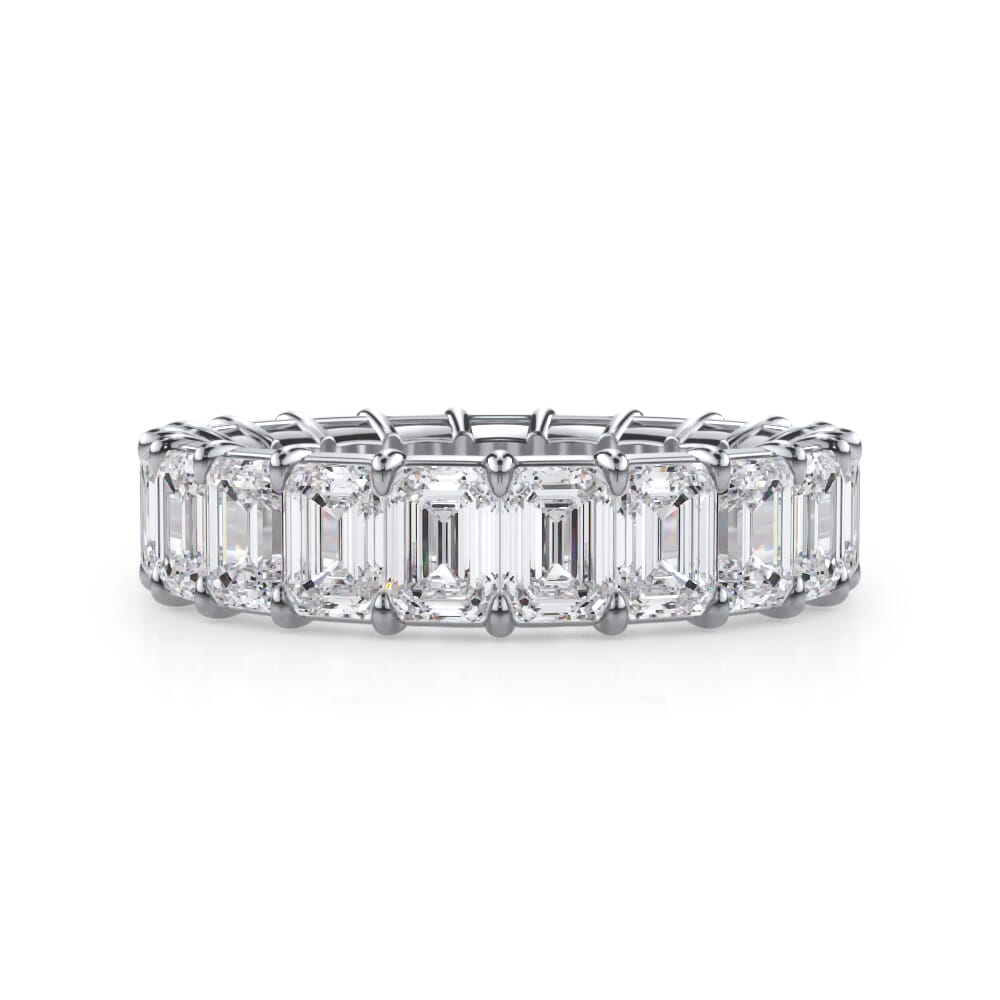 Haven Bloom Emerald Cut Lab Diamond Eternity Ring (5.0 ct. tw.)