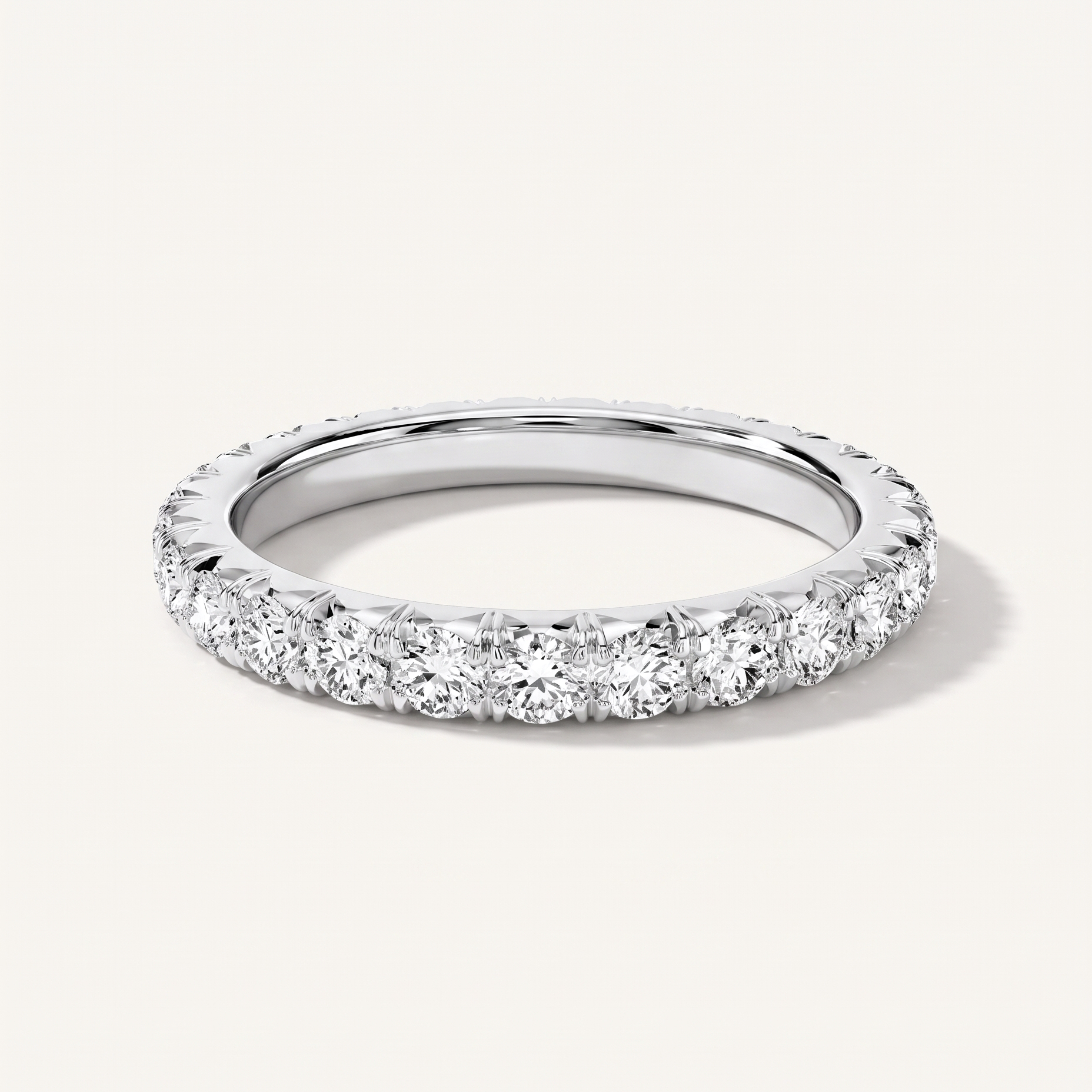 Sage Bloom French Pavé Eternity Lab Band (1.20 ct. tw.)