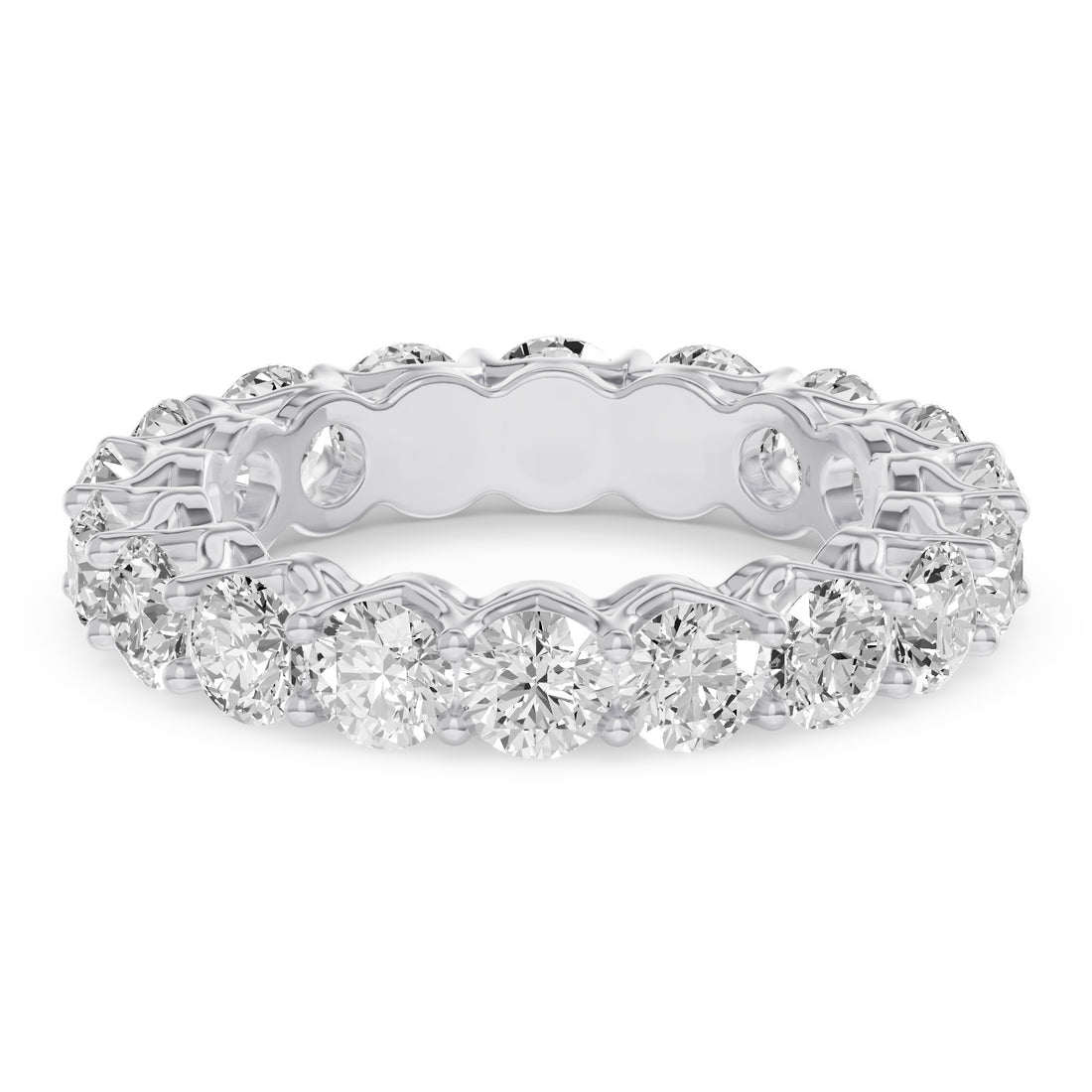 Fern Reverie Shared Prong Lab Eternity Band (3.00ct. tw.)