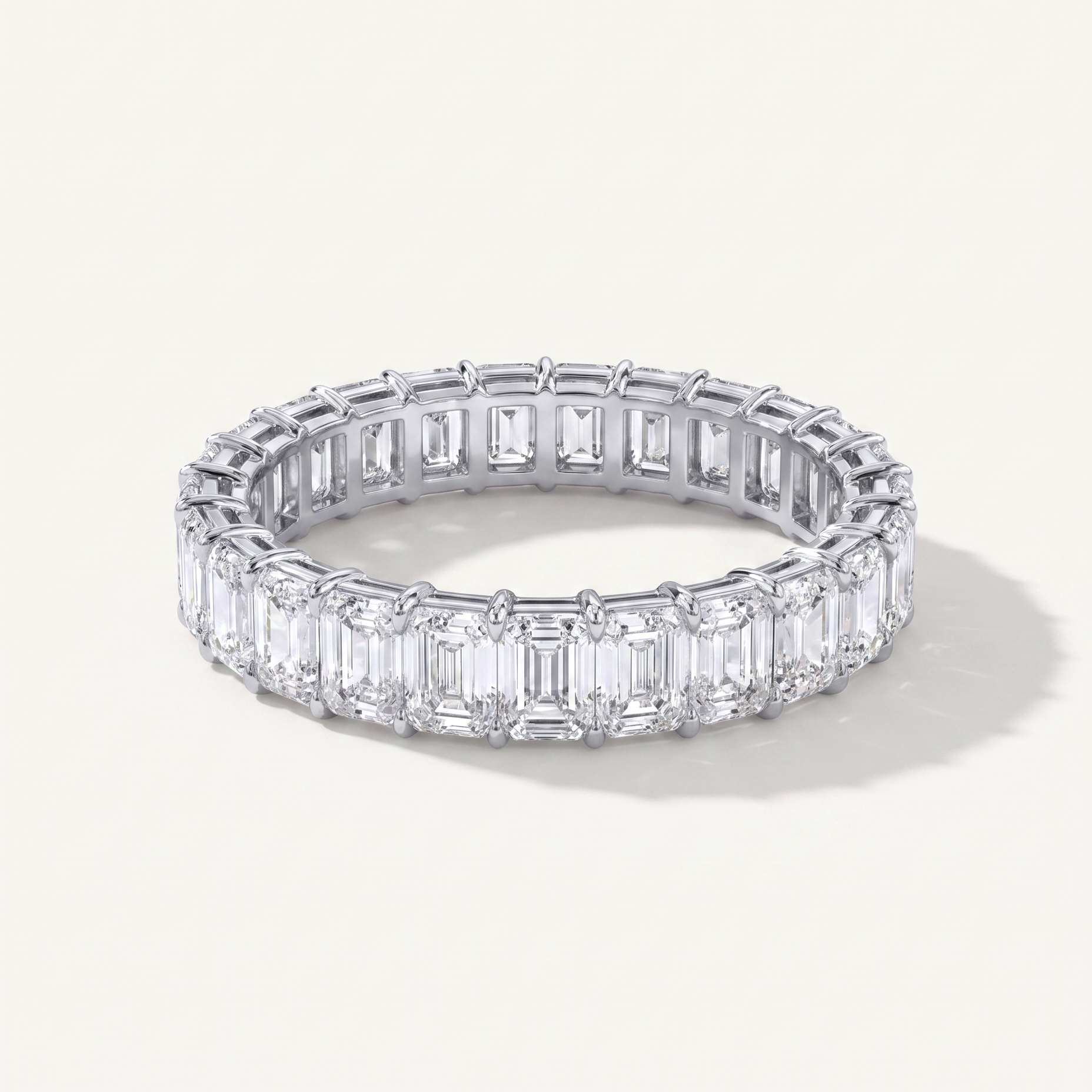 Sage Grace Emerald Cut Lab Diamond Eternity Ring (3.0 ct. tw.)