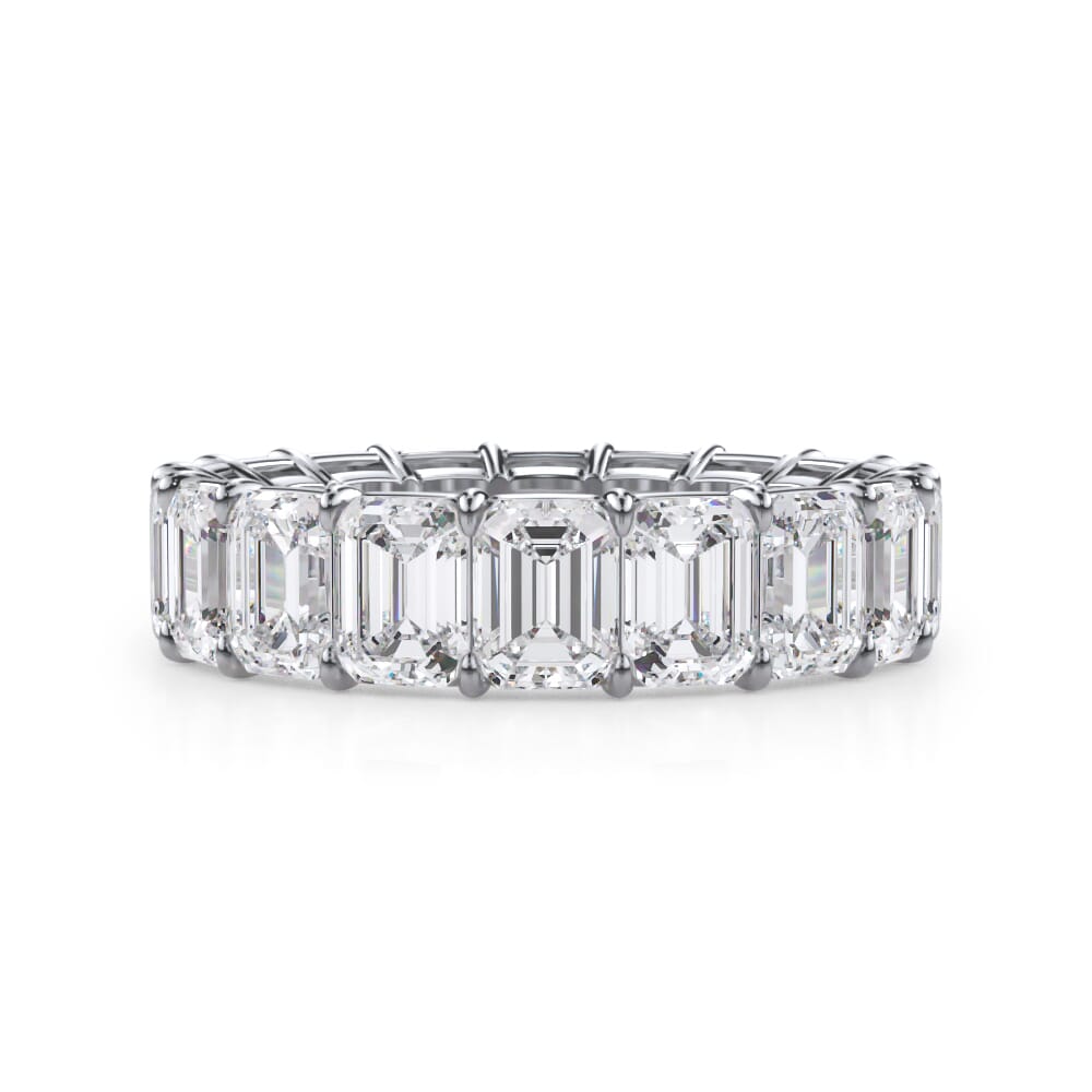 Aster Serenade Emerald Cut Lab Diamond Eternity Ring (7.0 ct. tw.)