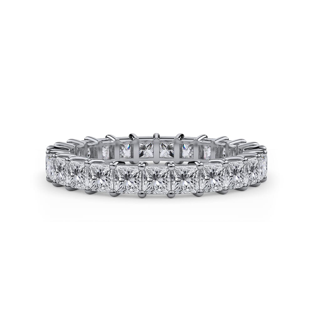 Zephyr Harmony Princess Cut Lab Diamond Eternity Ring (2.0 ct. tw.)
