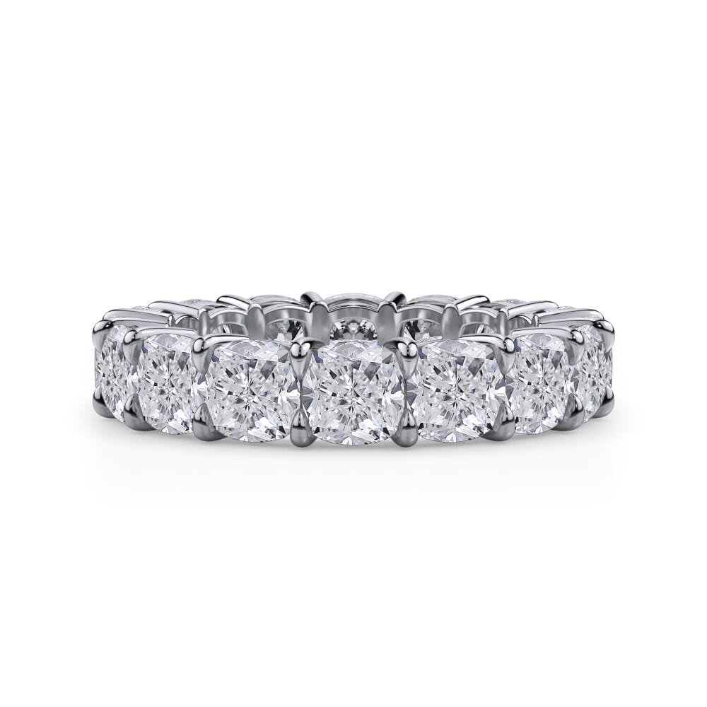 Solace Reverie Cushion Cut Lab Diamond Eternity Ring (7.0 ct. tw.)