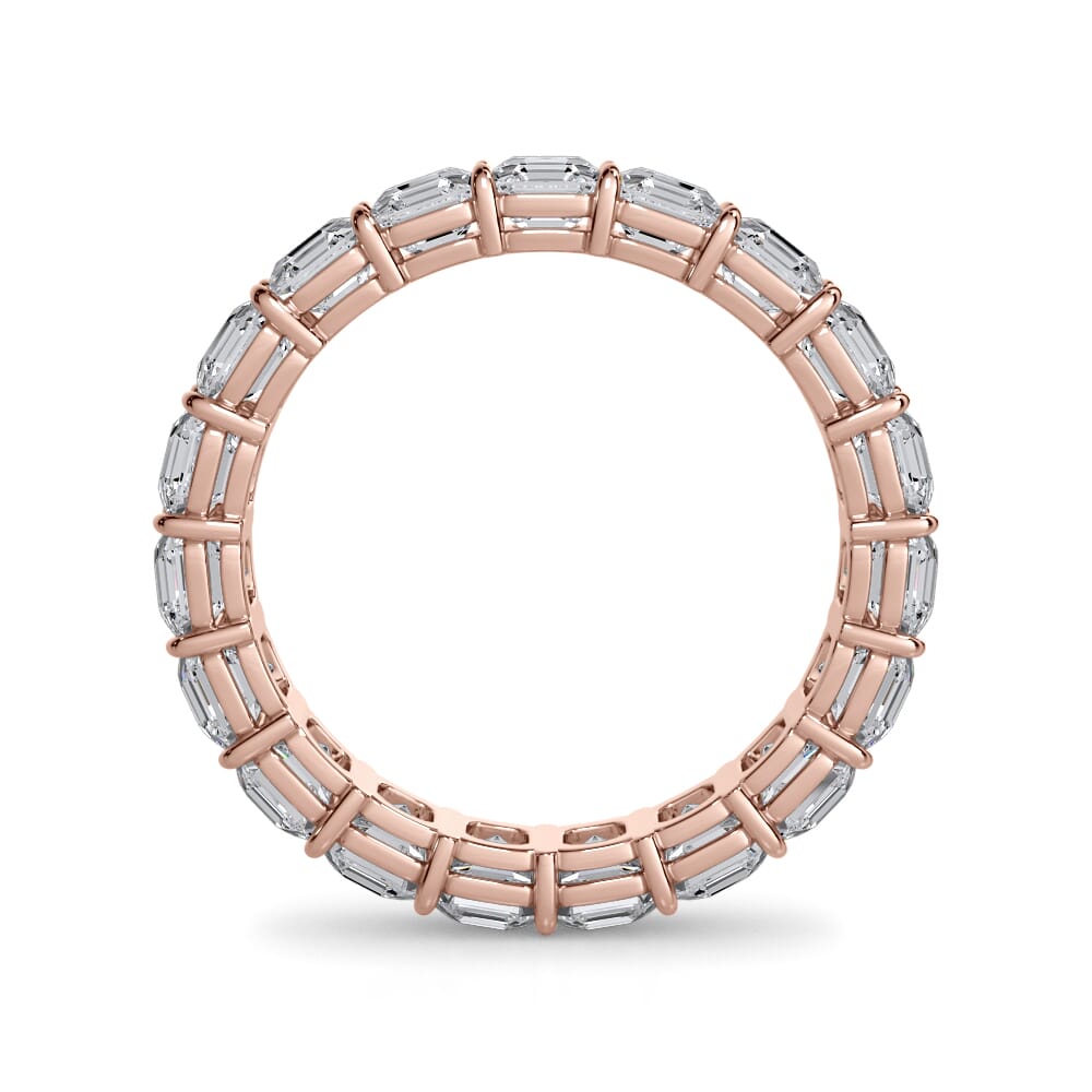 Zephyr Bloom Asscher Cut Lab Diamond Eternity Ring (4.0 ct. tw.)
