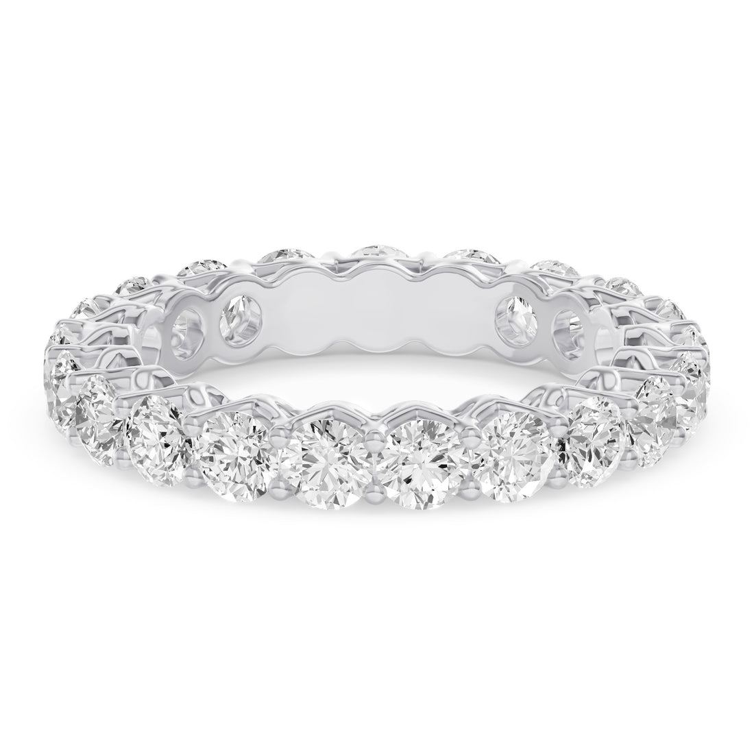 Dove Bloom Shared Prong Lab Eternity Band (2.00ct. tw.)