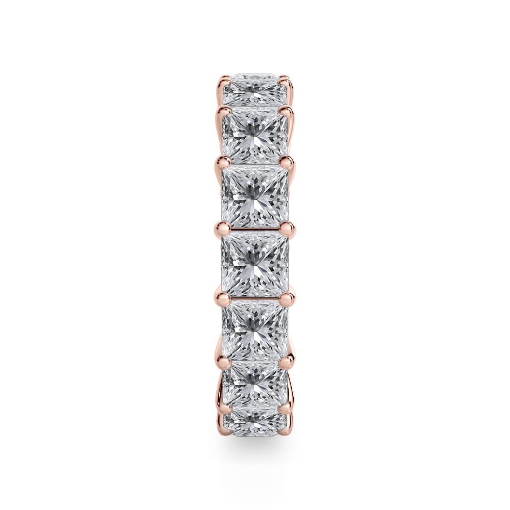 Solace Bloom Princess Cut Lab Diamond Eternity Ring (4.0 ct. tw.)