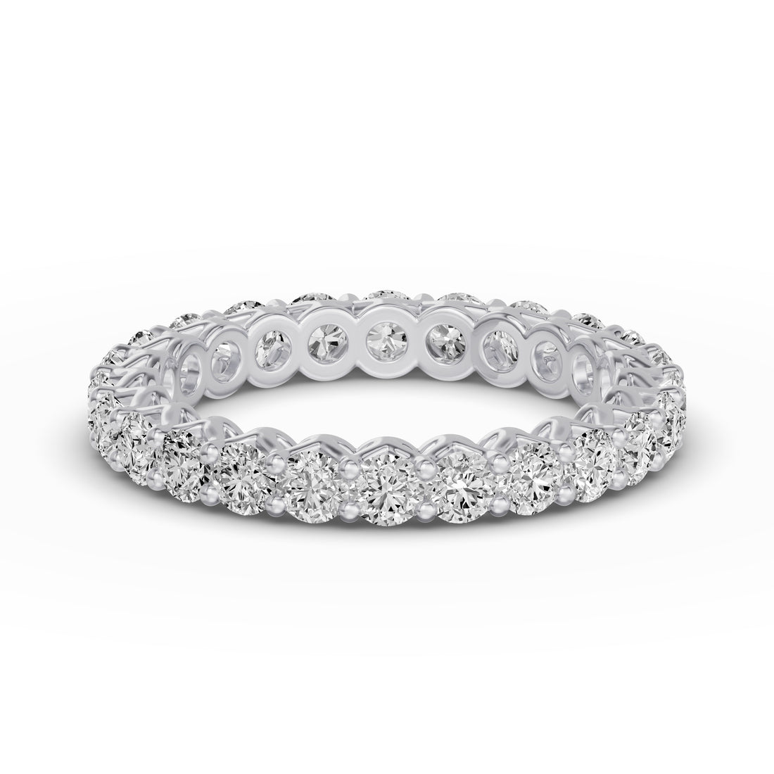 Laurel Reverie Shared Prong Lab Eternity Band (1.50ct. tw.)