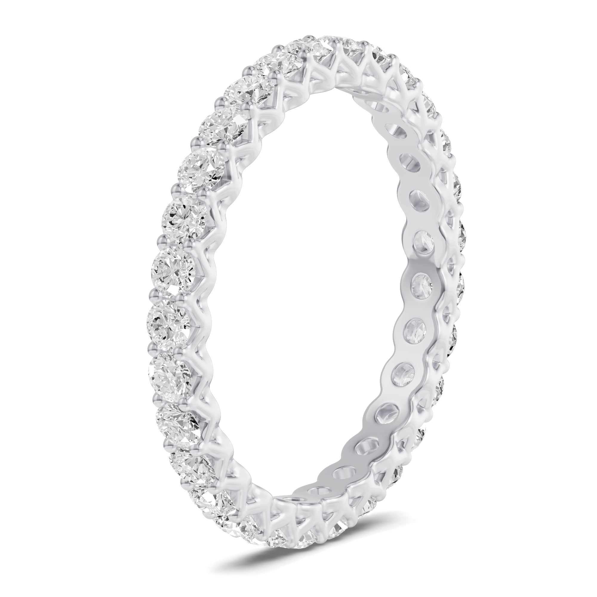 Wren Serenade Shared Prong Lab Eternity Band (1.00ct. tw.)