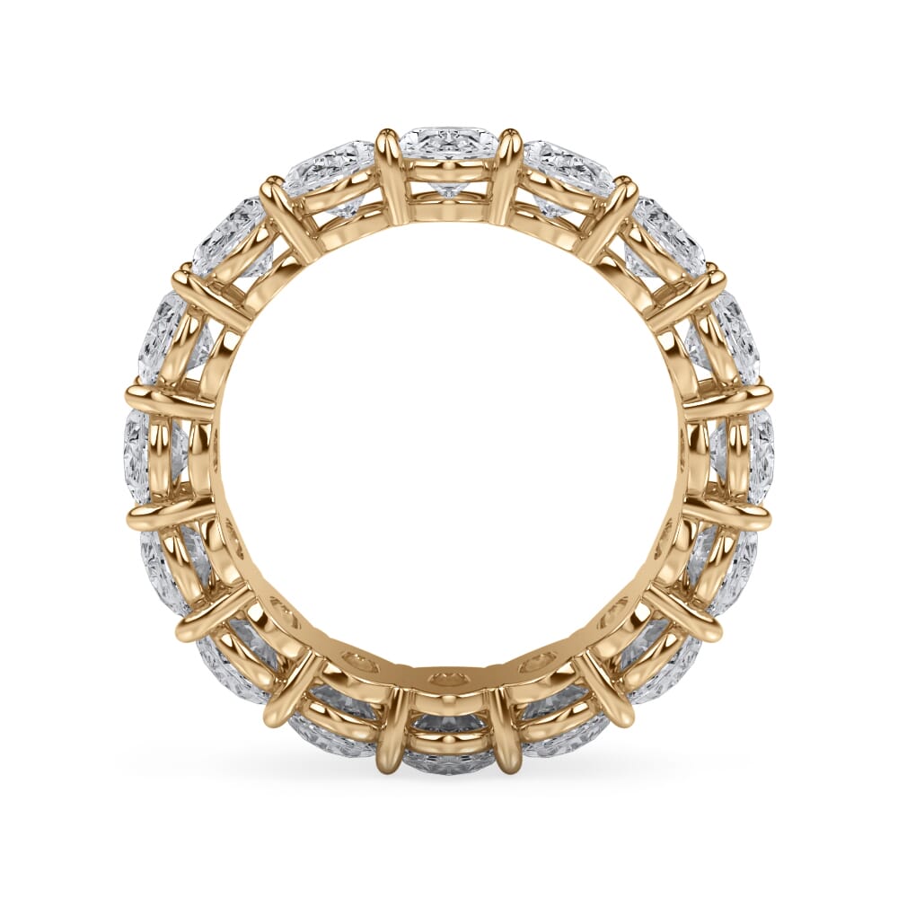 Solace Embrace Oval Cut Lab Diamond Eternity Ring (7.0 ct. tw.)
