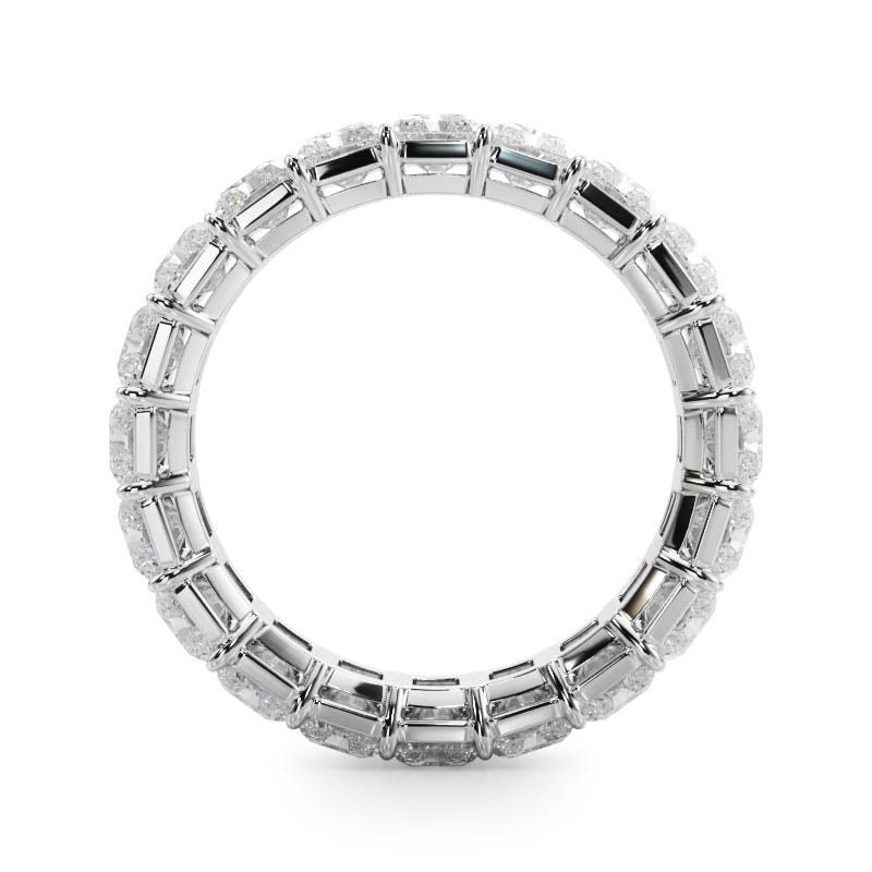 Sage Serenade Radiant Cut Lab Diamond Eternity Ring (6.0 ct. tw.)