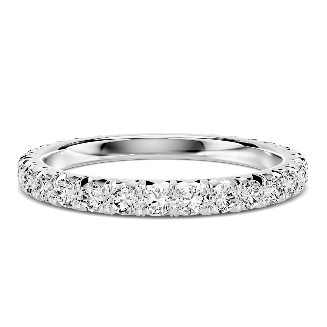 Lyric Bloom French Pavé Eternity Lab Band (3/4 ct. tw.)