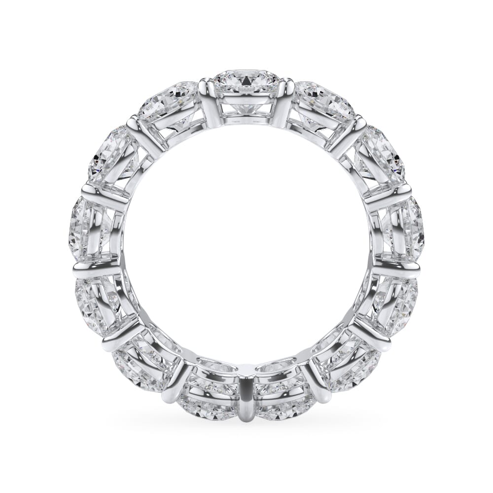 Lyric Serenade Round Lab Diamond Eternity Band (6.50ct. tw.)