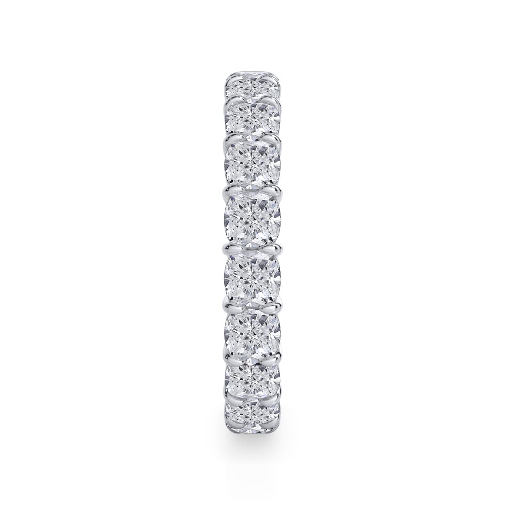 Briar Grace Cushion Cut Lab Diamond Eternity Ring (3.0 ct. tw.)
