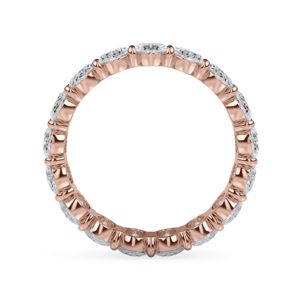 Dove Serenade Oval Cut Lab Diamond Eternity Ring (4.0 ct. tw.)