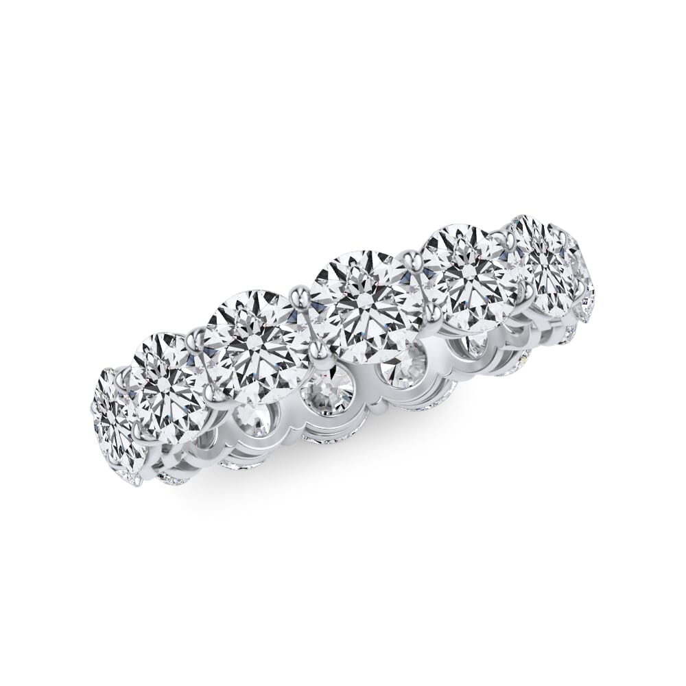 Briar Harmony Round Lab Diamond Eternity Band (4.20ct. tw.)