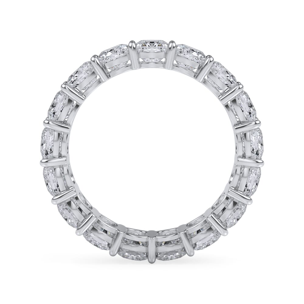 Aurora Reverie Cushion Cut Lab Diamond Eternity Ring (5.0 ct. tw.)