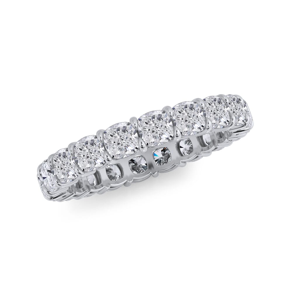 Briar Grace Cushion Cut Lab Diamond Eternity Ring (3.0 ct. tw.)