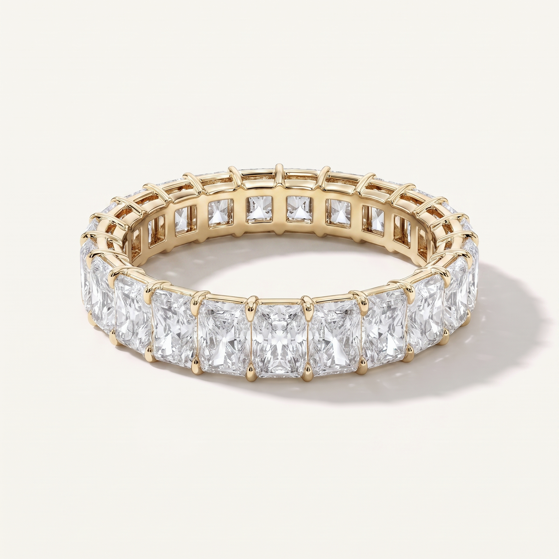 Fern Harmony Radiant Cut Lab Diamond Eternity Ring (4.0 ct. tw.)