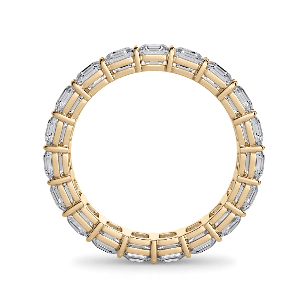 Zephyr Bloom Asscher Cut Lab Diamond Eternity Ring (4.0 ct. tw.)