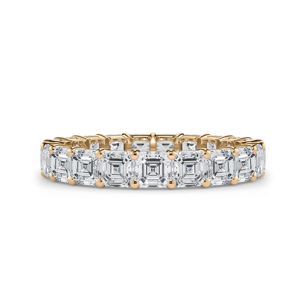 Laurel Grace Asscher Cut Lab Diamond Eternity Ring (3.0 ct. tw.)