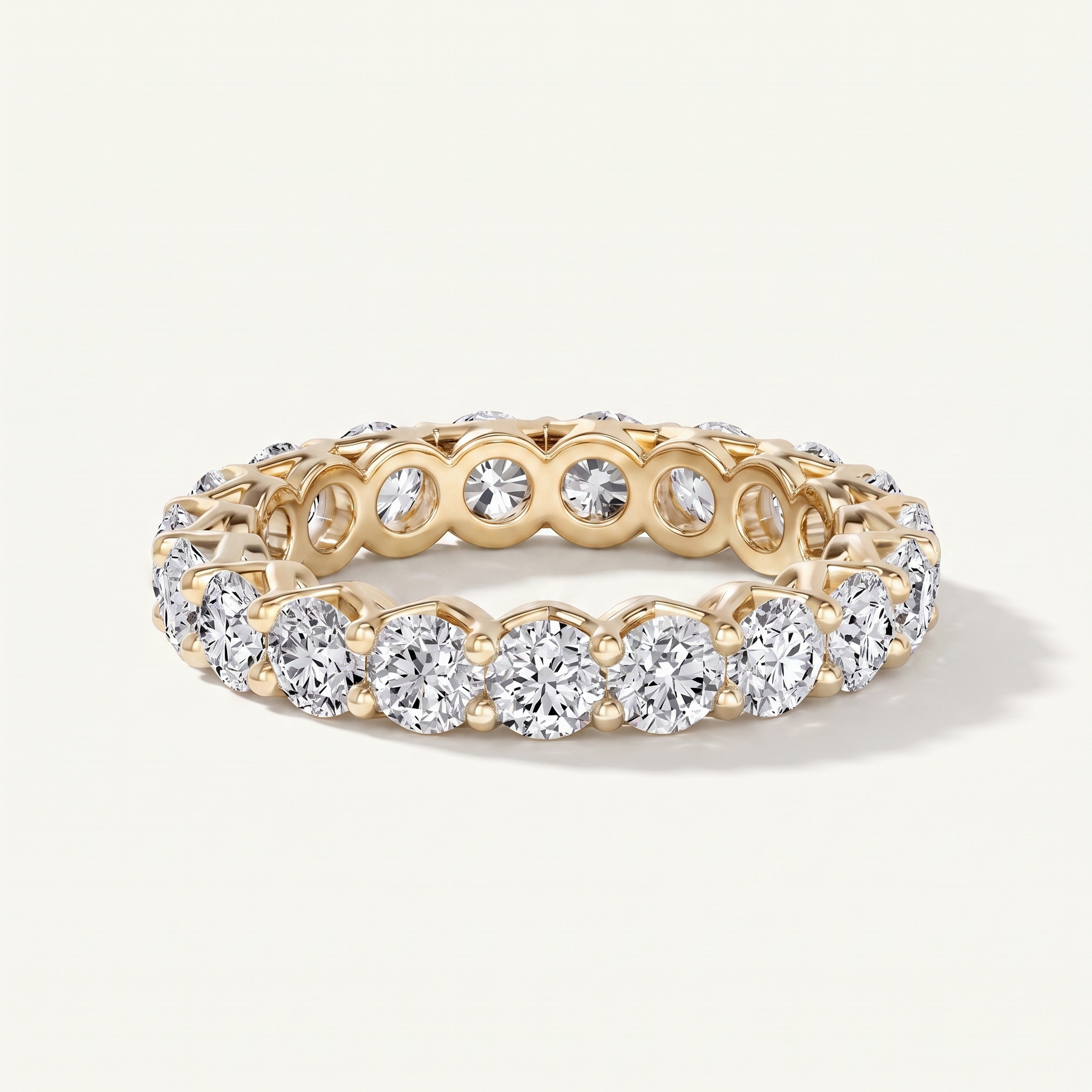 Dove Reverie Shared Prong Lab Eternity Band (2.50ct. tw.)