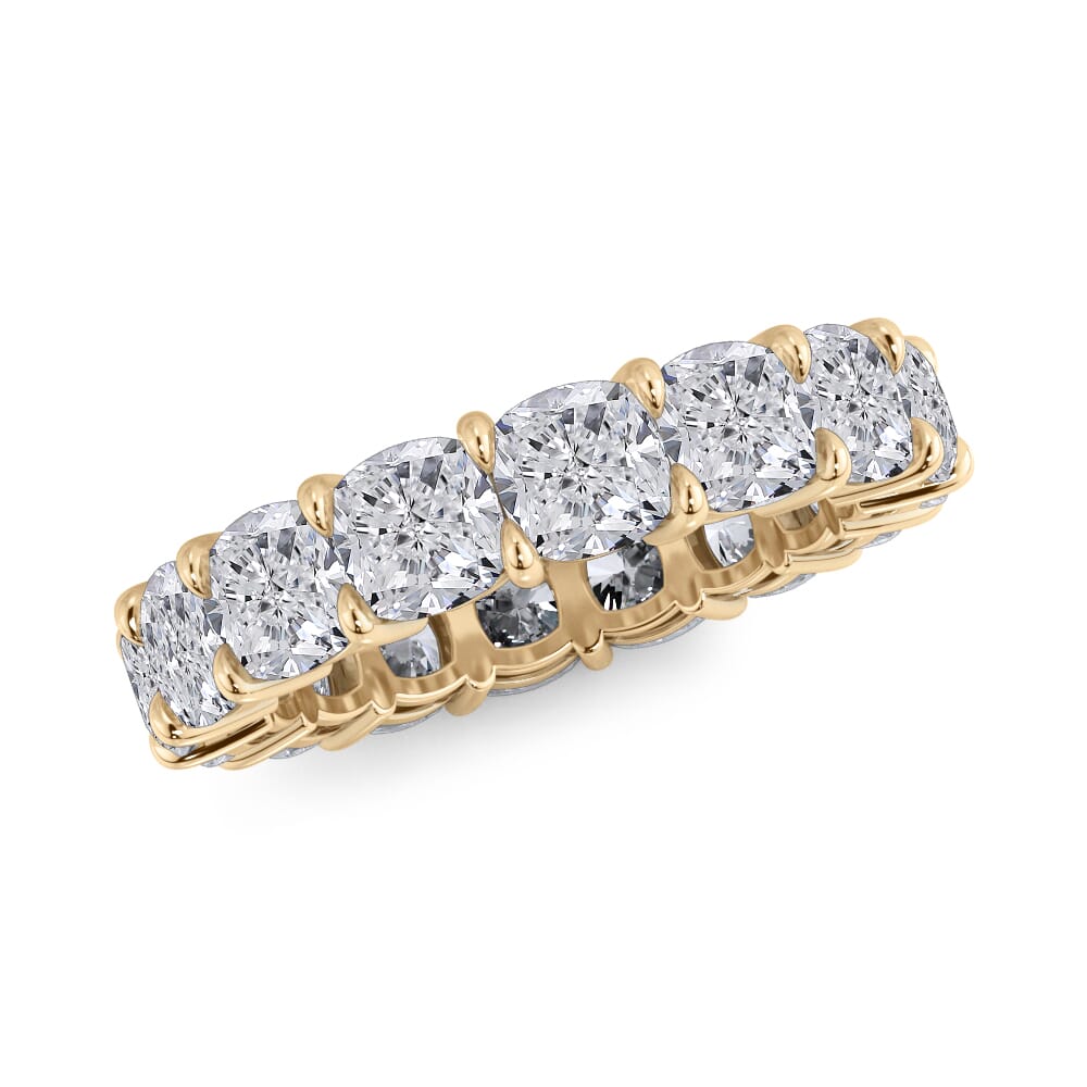 Solace Reverie Cushion Cut Lab Diamond Eternity Ring (7.0 ct. tw.)
