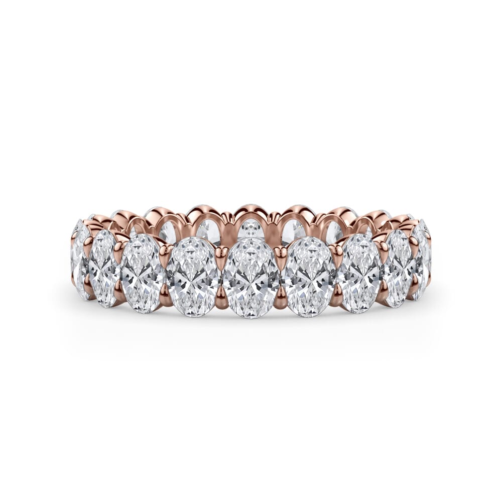 Lyric Embrace Oval Cut Lab Diamond Eternity Ring (3.0 ct. tw.)