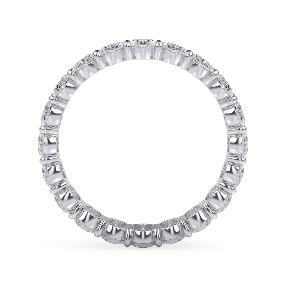 Lyric Embrace Oval Cut Lab Diamond Eternity Ring (3.0 ct. tw.)
