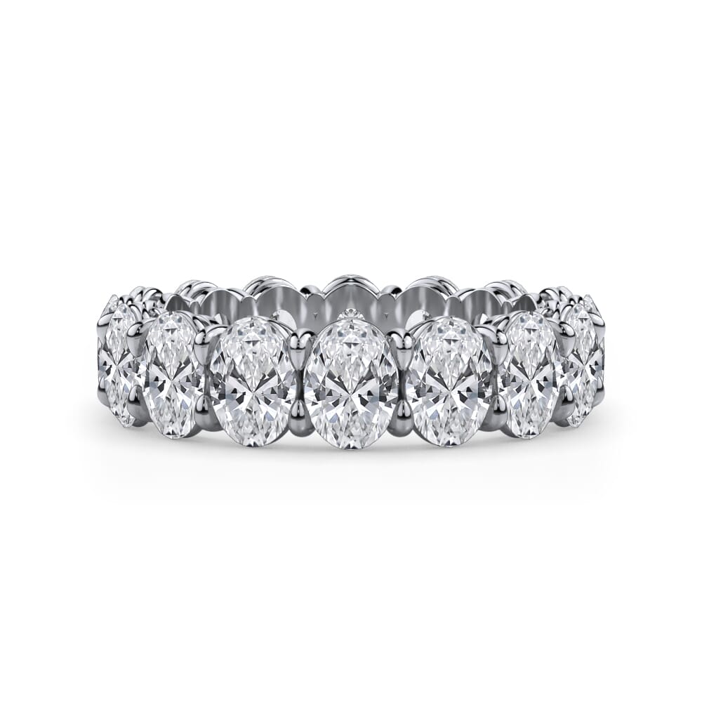 Laurel Harmony Oval Cut Lab Diamond Eternity Ring (6.0 ct. tw.)