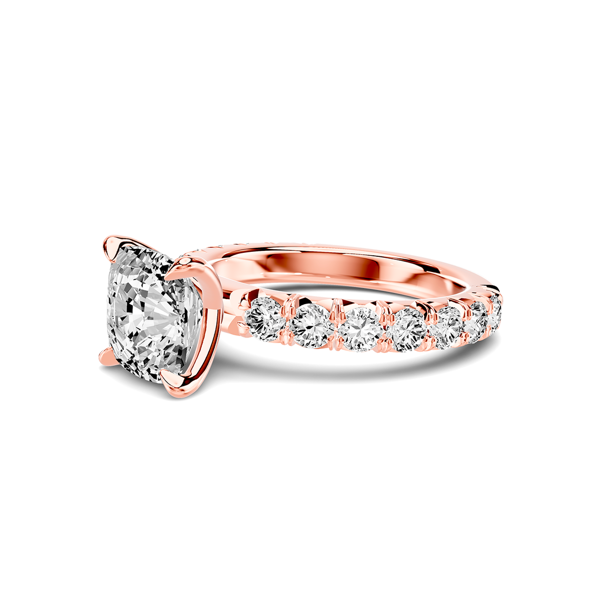 Noelle French Pavé Lab Engagement Ring Setting (1 ct. tw.)