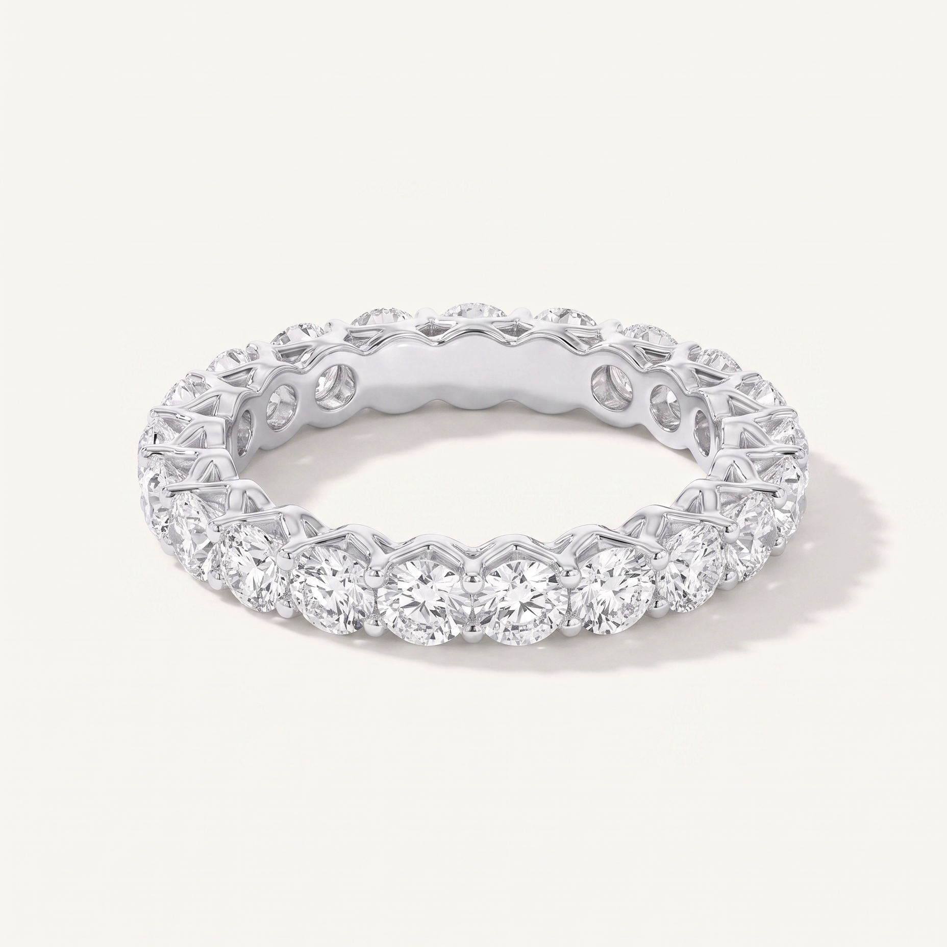 Dove Bloom Shared Prong Lab Eternity Band (2.00ct. tw.)